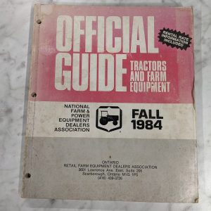 National Farm Power Equipment Dealers Fall 1984 Official Guide