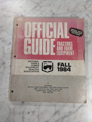 National Farm Power Equipment Dealers Fall 1984 Official Guide