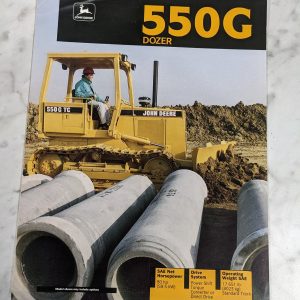 1993 John Deere 550G Dozer Sales Brochure Literature Specs Tc