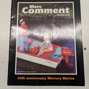Mercury Merc Comment Special Issue 40Th Anniverary Marine Book