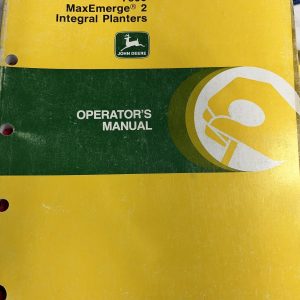 John Deere Jd Operator'S Manual 7300 Maxemerge 2 Integral Planters Oma52761