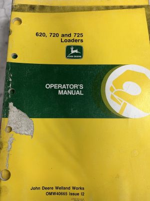 John Deere Jd Operator'S Manual 620 720 725 Loaders Omw40665