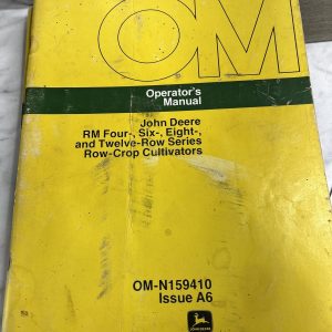 John Deere Jd Operators Manual Rm 4 6 8 12 Series Row Crop Cultivator Om-N159410
