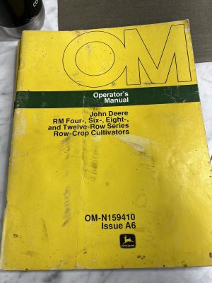 John Deere Jd Operators Manual Rm 4 6 8 12 Series Row Crop Cultivator Om-N159410