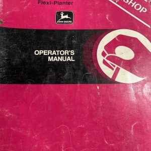 John Deere Jd Operator'S Manual 71 Flexi Planter Plow Planter Works Om-A35558