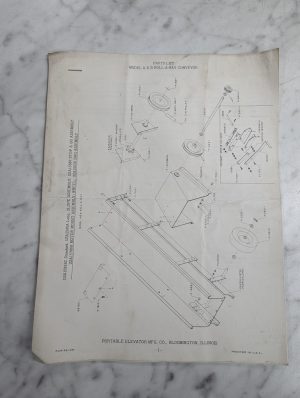 Roll A Way Conveyor Parts List Book Catalog Manual Usa 15816C Std 2500A Long