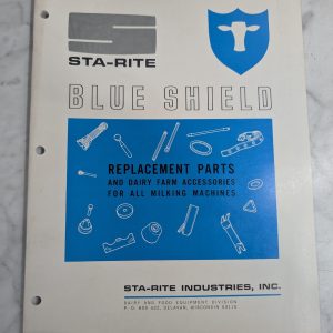 Sat-Rite Blue Shield Replacement Parts Catalog Dairy Farm Milking Machines S1615