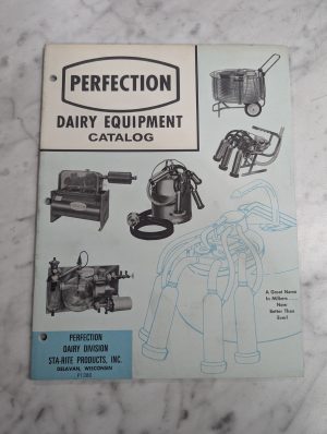 Sta-Rite Perfection Dairy Equipment P1380 Sales Catalog Milking Equipment