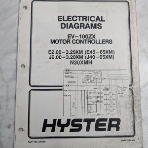 Hyster Electrical Diagrams Ev-100Zx Motor Controllers E45-65Xm J40-65Xm N30Xmh
