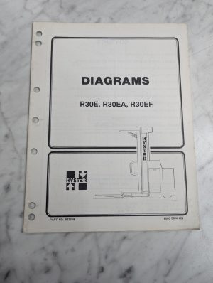 Hyster Electrical & Hydraulic Diagrams R30E R30Ea R30Ef Forklift 897358 Manual