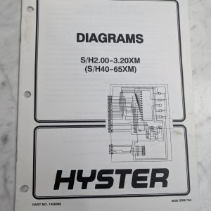 Hyster Electrical & Hydraulic Diagrams S40-65Xm H40-65Xm 1456998 Forklift Manual