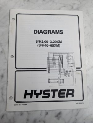 Hyster Electrical & Hydraulic Diagrams S40-65Xm H40-65Xm 1456998 Forklift Manual