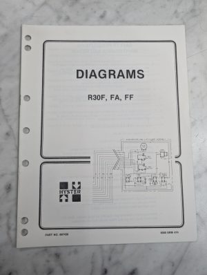 Hyster Electrical & Hydraulic Diagrams R30F R30Ff R30Fa Forklift 897439 Manual