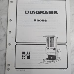 Hyster Electrical & Hydraulic Diagrams R30Es Forklift 897440 Manual