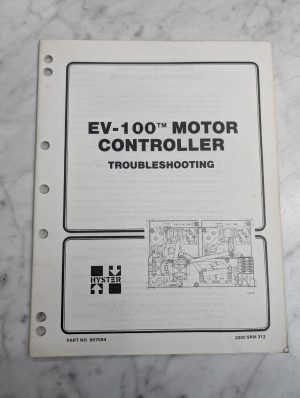 Hyster Forklift Troubleshooting Ev-100 Motor Controller Manual 897034
