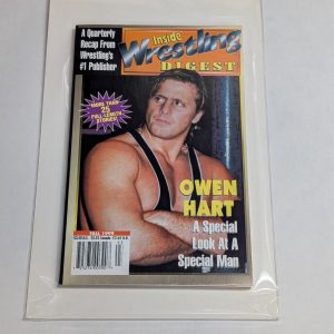 Inside Wrestling Digest Magazine Fall 1999 Owen Hart Cover