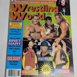 Wrestling World Magazine June 1998 Undertaker * Sting Poster Wcw Wwe Wwf