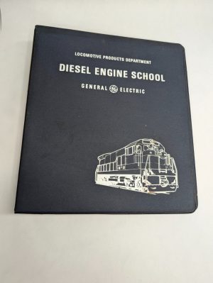 Empty 3-Ring Binder Locomotive Products Department Diesel Engine School