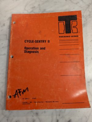 Thermo King Operation Diagnosis Service Manual Cycle Sentry Ii Tk7897-7 1989
