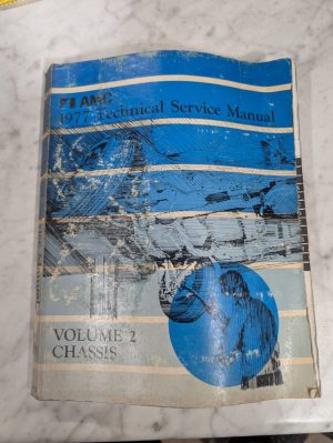1977 Amc Technical Service Manual Volume 2 Ii Chassis Shop Repair Book