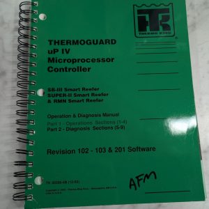 Thermo King Thermoguard Up Iv Controller Sb-Iii Super Rmn Reefer Operator Manual