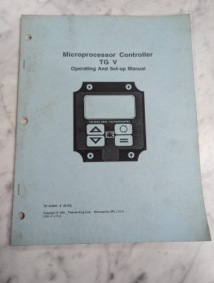 Thermo King Controller Tg V Operating Setup Manual Tk 40284-5 1993 Thermoguard