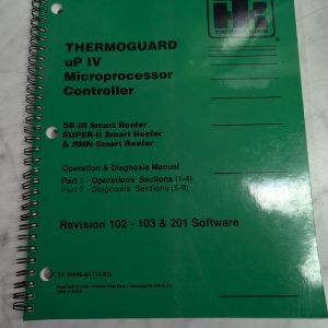 Thermo King Thermoguard Up Iv Controller Sb-Iii Super Rmn Operator Manual 1993