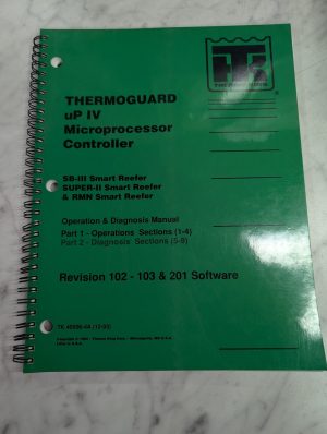 Thermo King Thermoguard Up Iv Controller Sb-Iii Super Rmn Operator Manual 1993