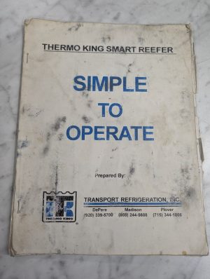 Thermo King Smart Reefer Simple To Operate Manual Handbook Cycle-Sentry Guide