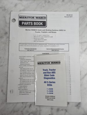 Meritor Wabco Parts List Book Manual Pb-96132 Abs Truck Trailer Bus Brake