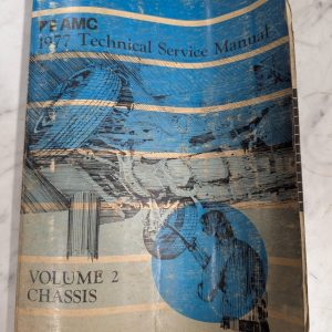 1977 Amc Technical Service Manual Volume Ii 2 Body Shop Repair Book~~