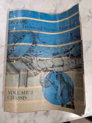 1977 Amc Technical Service Manual Volume Ii 2 Body Shop Repair Book~~