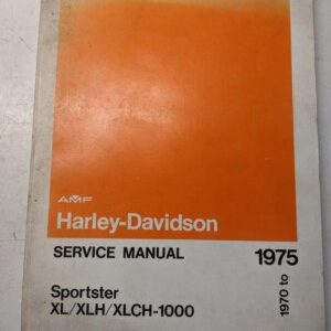 Harley Davidson Motorcycle Hd Service Manual Xl Xlh Xlch 1000 Models 1970-1975