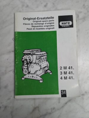 Hatz Diesel Engine Spare Service Parts List Book Manual Catalog 2 3 4 M 41