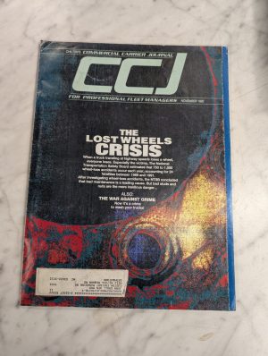 Chiltons Commercial Carrier Journal Magazine Ccj Fleet November 1992 Lost Wheels