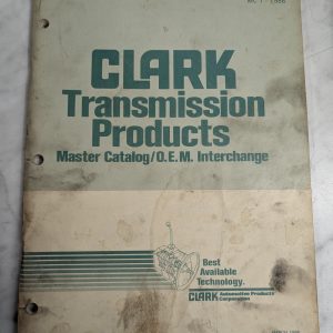 Clark Transmission Products Mc 1 1986 Master Catalog Oem Interchange Number Xref