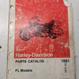 Harley Davidson Motorcycle Hd Parts Catalog Manual Fl Models 1941-1981