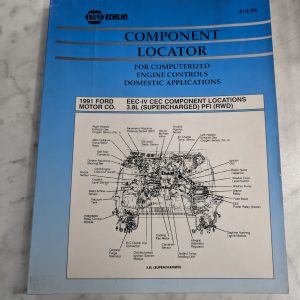 Napa Echlin Component Locator Computerized Engine Controls Domestic 1991 Ford