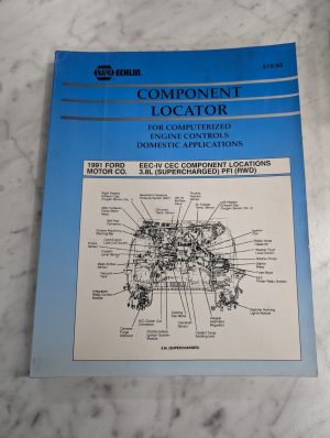 Napa Echlin Component Locator Computerized Engine Controls Domestic 1991 Ford