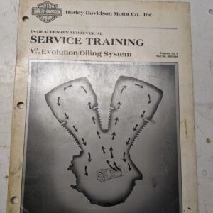 Harley Davidson Motorcycle Hd Service Training V2 Evolving Oiling System 1984