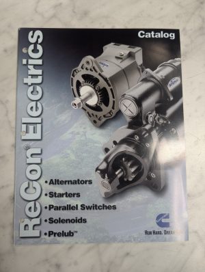 Cummins Diesel Recon Electrics Sales Brochure Catalog Literature 2000