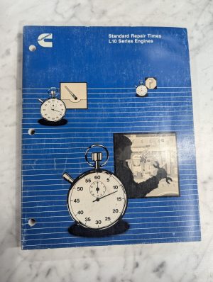 Cummins Diesel Engines Standard Repair Times L10 Series Manual Shop Book 1993