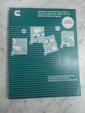 Cummins Diesel Operation Maintenance Manual Engines Qsb3.9/4.5/5.9-30 Series 05
