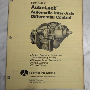 Rockwell International Field Maintenance Manual #5H Auto-Lock Differential 1979