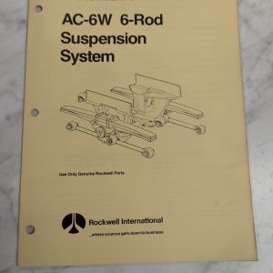 Rockwell International Field Maintenance Manual #11B Ac-6W 6-Rod Suspension