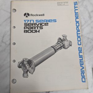 Rockwell International Service Parts Book Catalog Manual List 17N Series Pb-7734