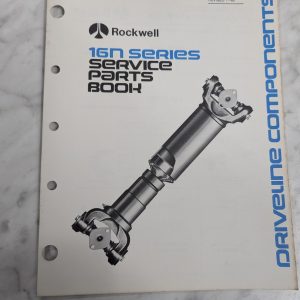 Rockwell International Service Parts Book Catalog Manual List 16N Series Pb-7836