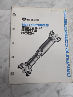 Rockwell International Service Parts Book Catalog Manual List 16N Series Pb-7836