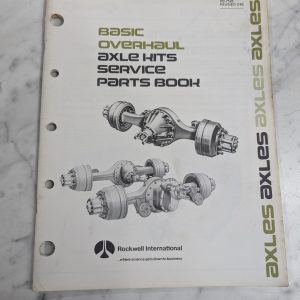 Rockwell International Service Parts Book Catalog Manual List Overhaul Axle Kit