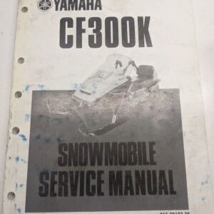 Original Yamaha Oem Owner Service Manual Shop Book 1985 Cf300K 81E-28197-70